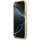 Husa pentru iPhone 17 Pro Max, Guess Leopard Glitter MagSafe (GUHMP17XHLEGTGLW), maro