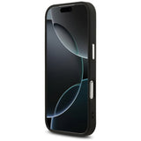 Husa pentru iPhone 17 Pro Max, Karl Lagerfeld Leather K&C Pins MagSafe (KLHMP17XPSMLRKCK), negru