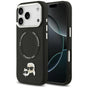 Husa pentru iPhone 17 Pro Max, Karl Lagerfeld Leather K&C Pins MagSafe (KLHMP17XPSMLRKCK), negru