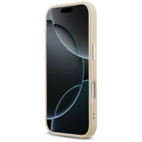 Husa pentru iPhone 17 Pro Max, Karl Lagerfeld Leather K&C Pins MagSafe (KLHMP17XPSMLRKCE), maro
