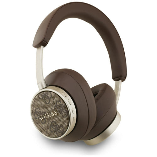 Casti wireless Guess 4G Classic Logo (GUBHC15P4MRSCW), Bluetooth, ANC, On-ear, Eco Leather, maro