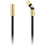 Cablu Guess de date Cbdy 4G Charm (GUCCUCNY4GDK), USB-C to USB-C, Incarcare rapida, Reglabil Strap, Protective Cap, 1.5m, negru