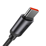 Cablu Mcdodo de date (CA-4820), USB-C to Lightning, Nylon Braided, Aliaj aluminiu, 36W, 1m, negru