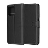 Husa pentru Motorola Moto G15, Techsuit Leather Folio, maro