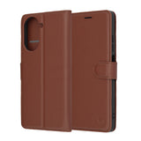 Husa pentru Xiaomi Redmi A5 4G (Standard), Techsuit Leather Folio, maro