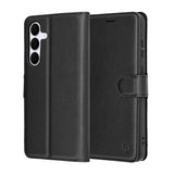 Husa pentru Samsung Galaxy S25 FE, Techsuit Leather Folio, maro