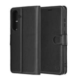 Husa pentru Samsung Galaxy S25 FE, Techsuit Leather Folio, maro