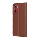 Husa pentru Motorola Moto G05, Techsuit Leather Folio, maro