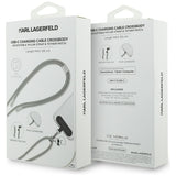 Cablu Karl Lagerfeld Cablu de date Choupette Charm (Klccucnmsckig), Type-C to Type-C, Universal, gri