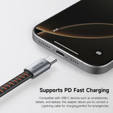 Adaptor Mcdodo Audio Adapter (CA-4870), Lightning to Type-C, 2A, 24W, 480Mbps, OTG, Support Fast Charge, Call Function