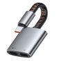 Adaptor Mcdodo Audio Adapter (CA-3370), Type-C to 2x Type-C, 3A, 60W, Premium Sound Quality, Aluminum Alloy/nylon