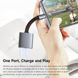 Adaptor Mcdodo Audio Adapter (CA-3370), Type-C to 2x Type-C, 3A, 60W, Premium Sound Quality, Aluminum Alloy/nylon