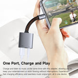 Adaptor Mcdodo Audio Adapter (CA-3120), USB-C to USB-C & DC 3.5mm, PD60W, Premium Sound Quality, Aluminum Alloy/nylon