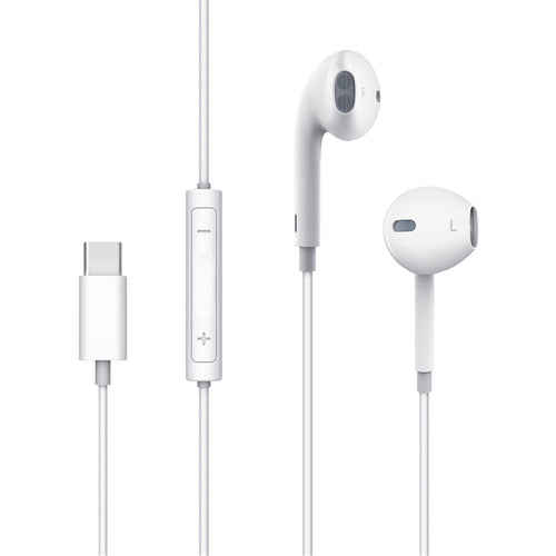 Casti cu Fir Mcdodo Element Series (HP-6071), In-ear, Type-C, 1.2m, Alb