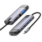 Hub USB Mcdodo Hub (HU-7420), 10in1, 2x USB2.0, 2x USB3.0, USB-C PD100W, VGA, HDMI 4K, LAN, SD/TF Slot, 5Gbps, Type-C Cable, gri
