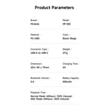 Casti wireless Mcdodo T03 Series (HP-5820), On-ear, Bluetooth V5.4, 500mAh, ANC Technology, negru