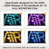 Techsuit VisionProX Anti-Blue Light, MacBook Air 15 (2023 / 2024), Matte Clear