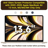 Techsuit VisionProX Anti-Blue Light, MacBook Air 13 2024, Matte Clear