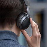 Casti wireless Mcdodo T02 Series (HP-1421), On-ear, Bluetooth V5.4, 500mAh, ANC Anulare zgomot, bej