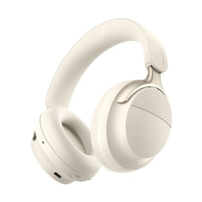 Casti wireless Mcdodo T02 Series (HP-1421), On-ear, Bluetooth V5.4, 500mAh, ANC Anulare zgomot, bej