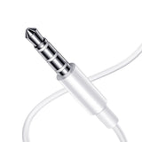 Mcdodo Casti cu fir Element Series (HP-6080), In-Ear, Jack 3.5mm, 1.2m, Alb