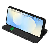 Husa pentru Samsung Galaxy S25 FE, Techsuit Magskin Book, negru