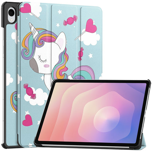 Husa tableta pentru Samsung Galaxy Tab S11, Techsuit FoldPro, Unicorn