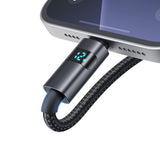 Cablu Mcdodo de date (CA-6490), USB-A to Lightning, Afisaj LED, 3A, 1.2m, negru