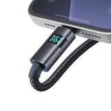 Cablu Mcdodo de date (CA-6570), USB-C to Lightning, Afisaj LED, 36W, 1.2m, negru