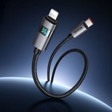 Cablu Mcdodo de date (CA-6570), USB-C to Lightning, Afisaj LED, 36W, 1.2m, negru