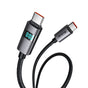 Cablu Mcdodo de date (CA-5610), USB-C to USB-C, Afisaj LED, 100W, Incarcare rapida, 1.2m, negru