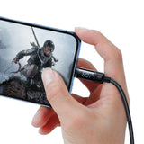 Cablu Mcdodo de date BAT Series (CA-5000), USB-A to Lightning, Afisaj digital, 1.2m, negru