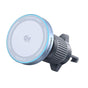 Suport auto UGREEN cu Wireless Charging (W758), MagSafe, Incarcare rapida, Qi2, pentru Grila ventilatie, 25W, Secure Grip, albastru
