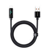 Cablu Mcdodo de date (CA-9940), USB-A to Lightning, 3A, Afisaj digital, 1.2m, negru