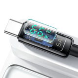 Cablu Mcdodo de date (CA-8690), USB-A to USB-C, 6A, Afisaj digital, 1.2m, negru