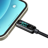 Cablu Mcdodo de date (CA-8810), USB-C to Lightning, 36W, Afisaj digital, 1.2m, negru