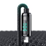 Cablu Mcdodo de date (CA-8810), USB-C to Lightning, 36W, Afisaj digital, 1.2m, negru