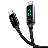 Cablu Mcdodo de date (CA-8810), USB-C to Lightning, 36W, Afisaj digital, 1.2m, negru
