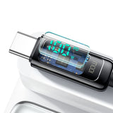 Cablu Mcdodo de date (CA-8820), USB-C to USB-C, 100W, Afisaj digital, 1.2m, negru