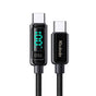 Cablu Mcdodo de date (CA-8820), USB-C to USB-C, 100W, Afisaj digital, 1.2m, negru