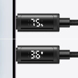 Cablu Mcdodo de date (CA-7970), USB-A to Lightning, Dual Afisaj LED, 3A, 1.2m, negru