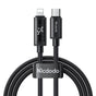 Cablu Mcdodo de date (CA-7990), USB-C to Lightning, Dual Afisaj LED, 36W, Incarcare rapida, 1.2m, negru