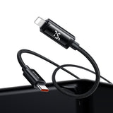 Cablu Mcdodo de date (CA-7990), USB-C to Lightning, Dual Afisaj LED, 36W, Incarcare rapida, 1.2m, negru