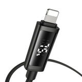 Cablu Mcdodo de date (CA-7990), USB-C to Lightning, Dual Afisaj LED, 36W, Incarcare rapida, 1.2m, negru