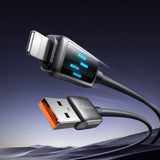 Cablu Mcdodo de date (CA-5250), USB-A to Lightning, Afisaj LED, 1.2m, negru