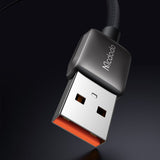 Cablu Mcdodo de date (CA-2350), USB-C to USB-A, 6A, Afisaj LED, 1.2m, negru