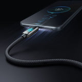 Cablu Mcdodo de date (CA-2350), USB-C to USB-A, 6A, Afisaj LED, 1.2m, negru