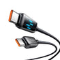 Cablu Mcdodo de date (CA-4250), USB-C to USB-C, 100W, Afisaj LED, PD Incarcare rapida, 1.2m, negru