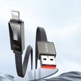 Cablu Mcdodo de date Rythm Series (CA-4970), USB-A to Lightning, 3A, Afisaj LED, 1.2m, negru