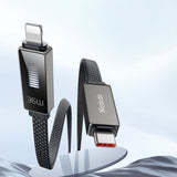 Cablu Mcdodo de date Rythm Series (CA-4960), Type-C to Lightning, 36W, Afisaj LED, Incarcare rapida, 1.2m, negru
